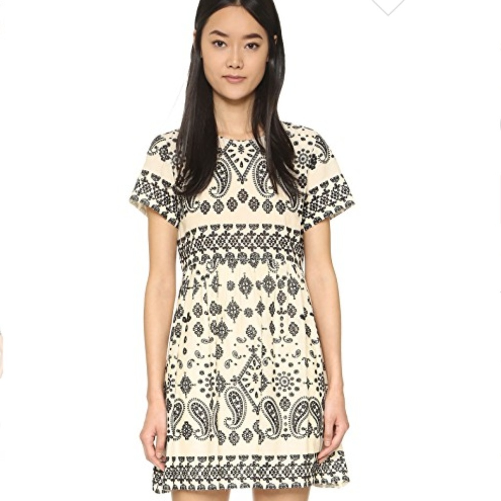 Sea Slit back popover dress, Size 2